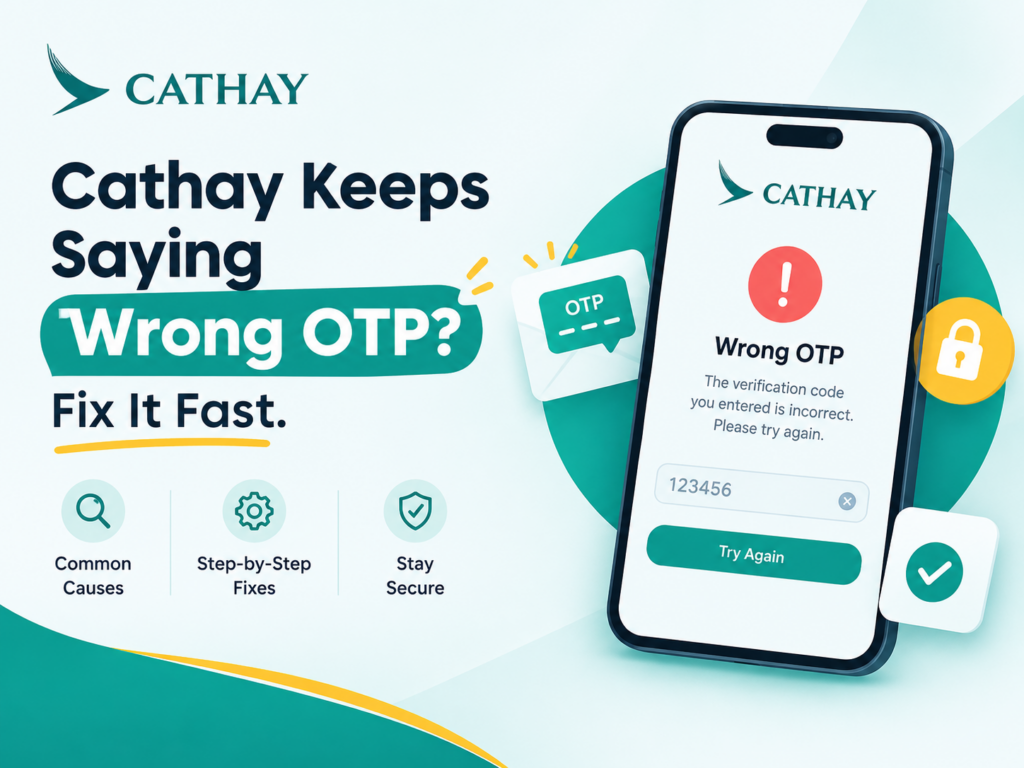 Cathay Keeps Saying Wrong OTP