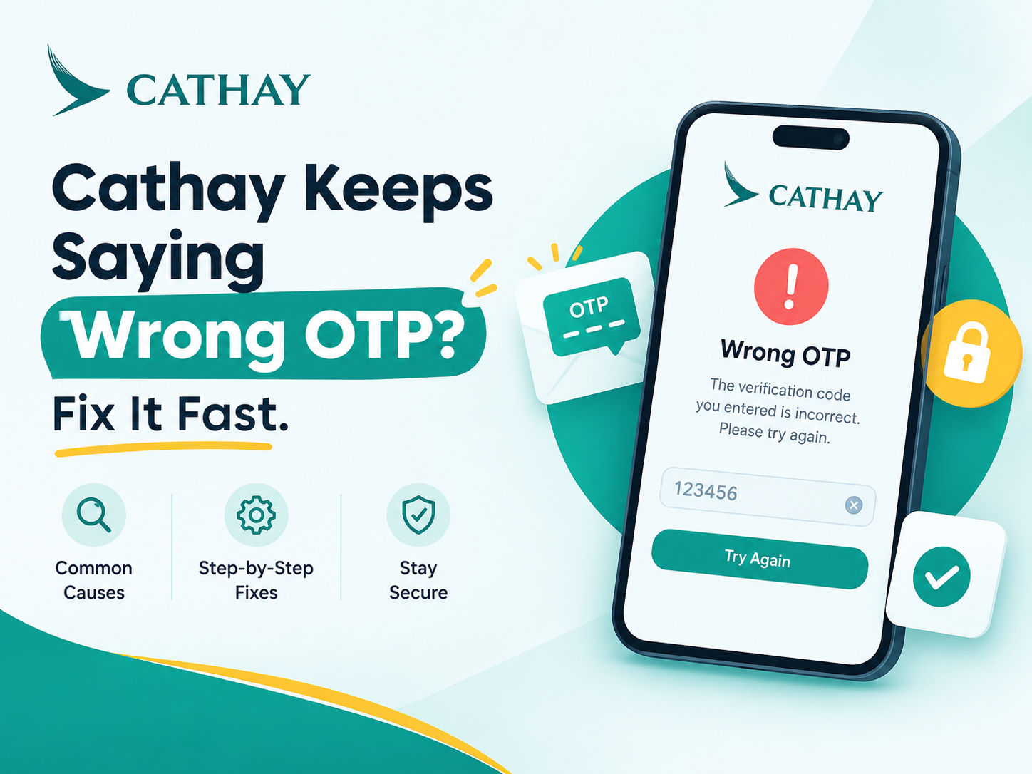Cathay Keeps Saying Wrong OTP