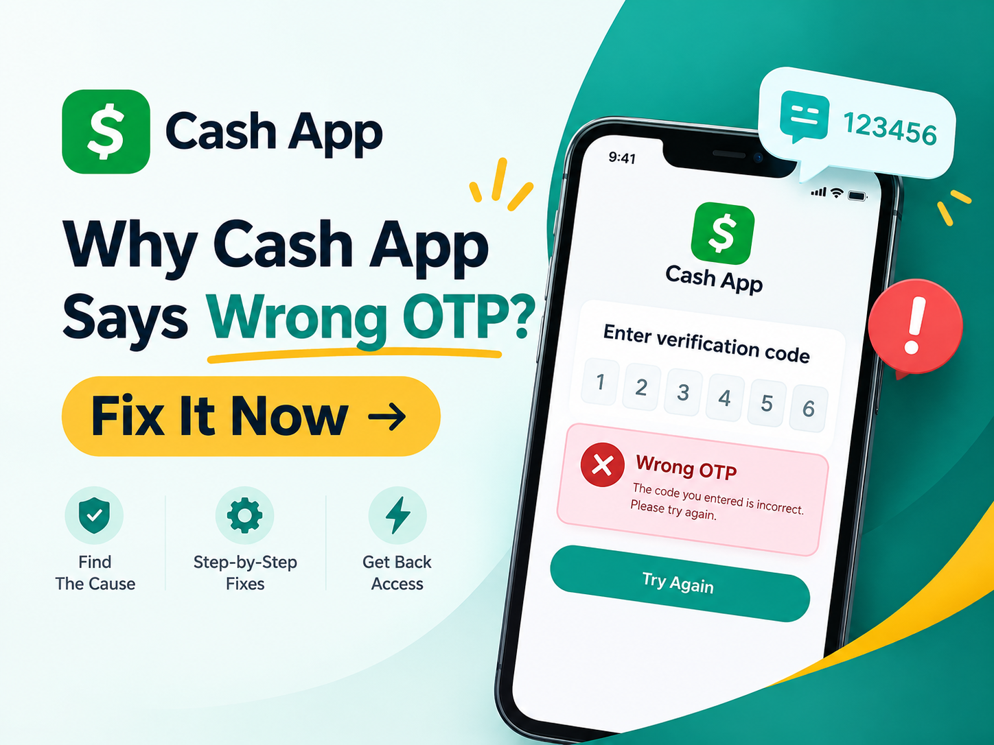 Cash App Keeps Saying Wrong OTP