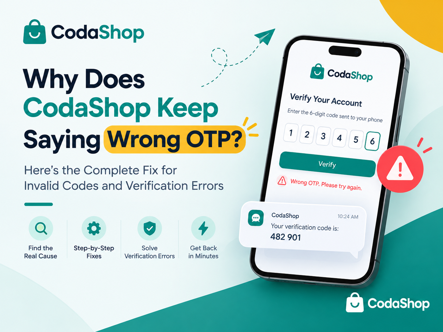 CodaShop Keep Saying Wrong OTP