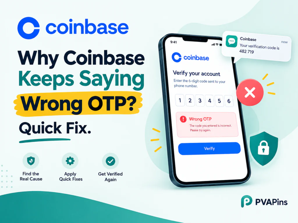 Coinbase Keeps Saying Wrong OTP