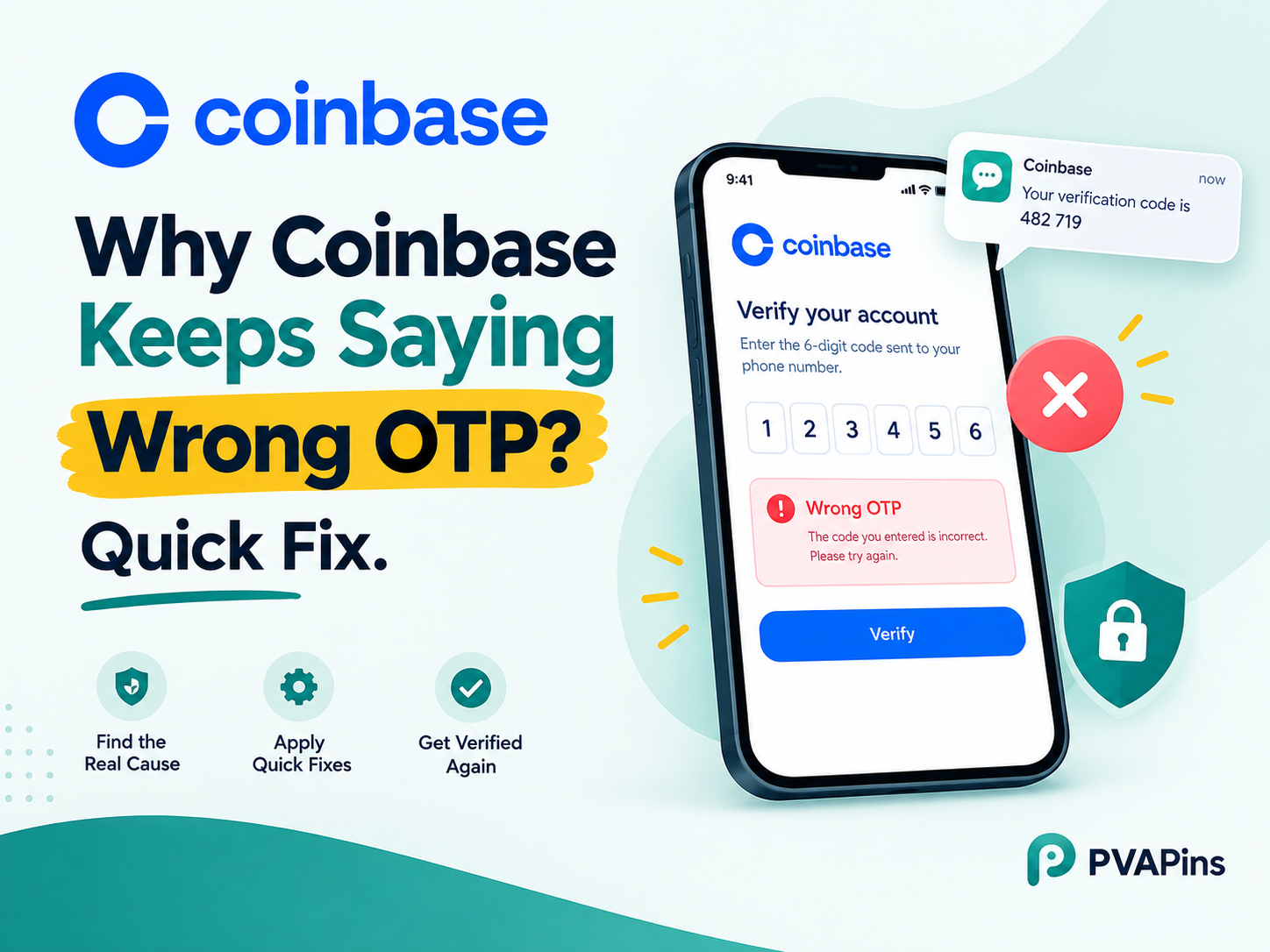 Coinbase Keeps Saying Wrong OTP