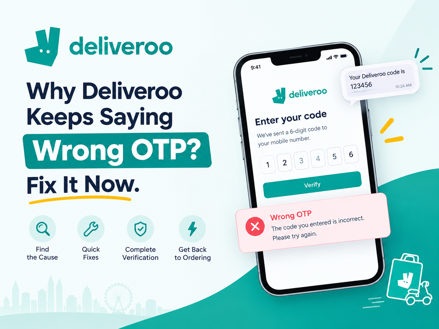 Deliveroo Keeps Saying Wrong OTP