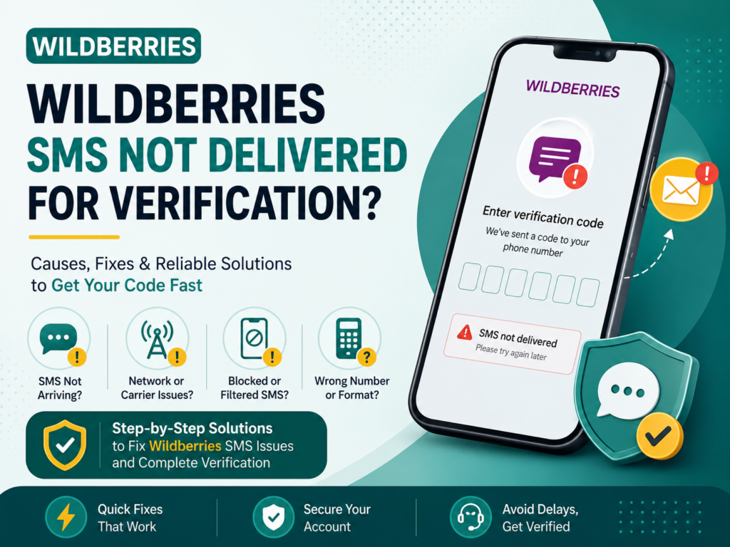 Wildberries SMS not delivered for verification