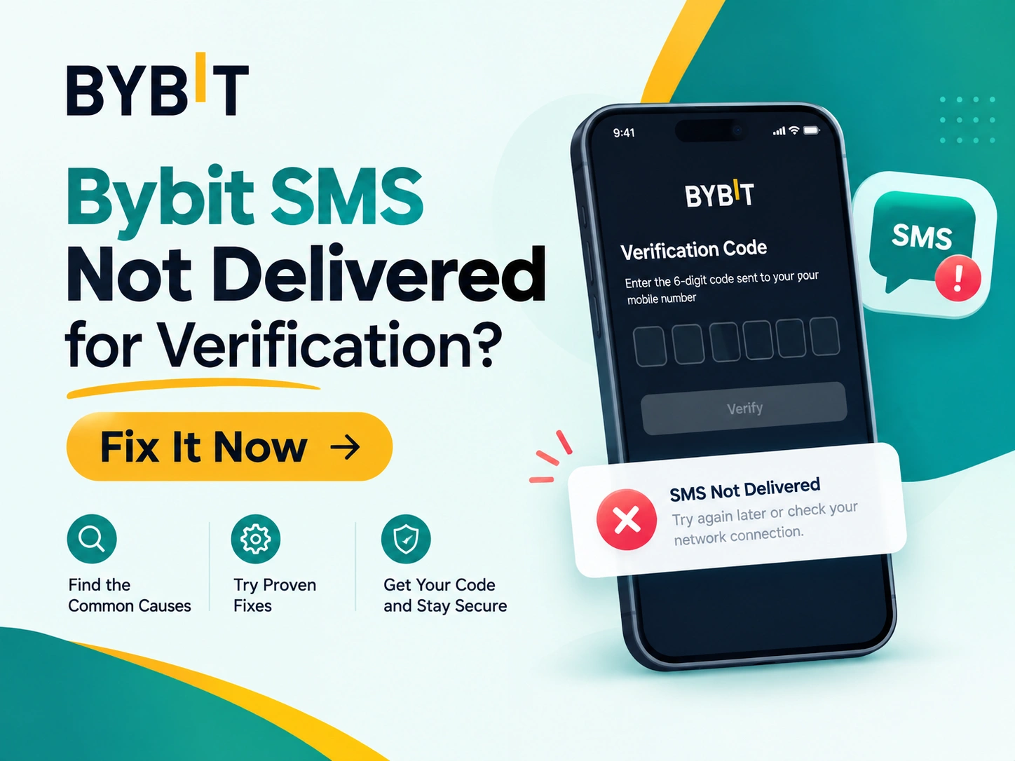 Bybit SMS Not Delivered for Verification