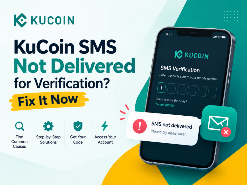 KuCoin SMS Not Delivered for Verification