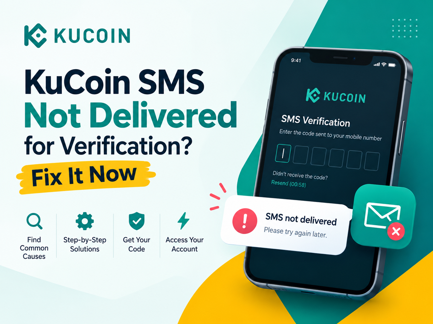 KuCoin SMS Not Delivered for Verification