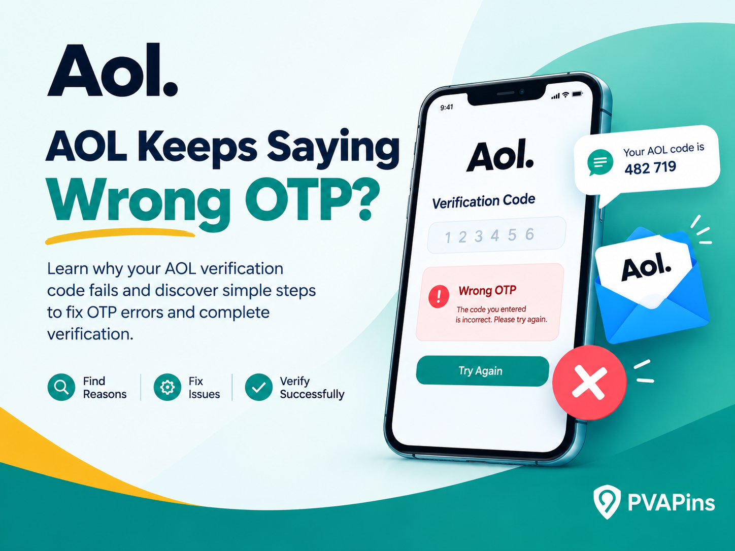 AOL Keeps Saying Wrong OTP