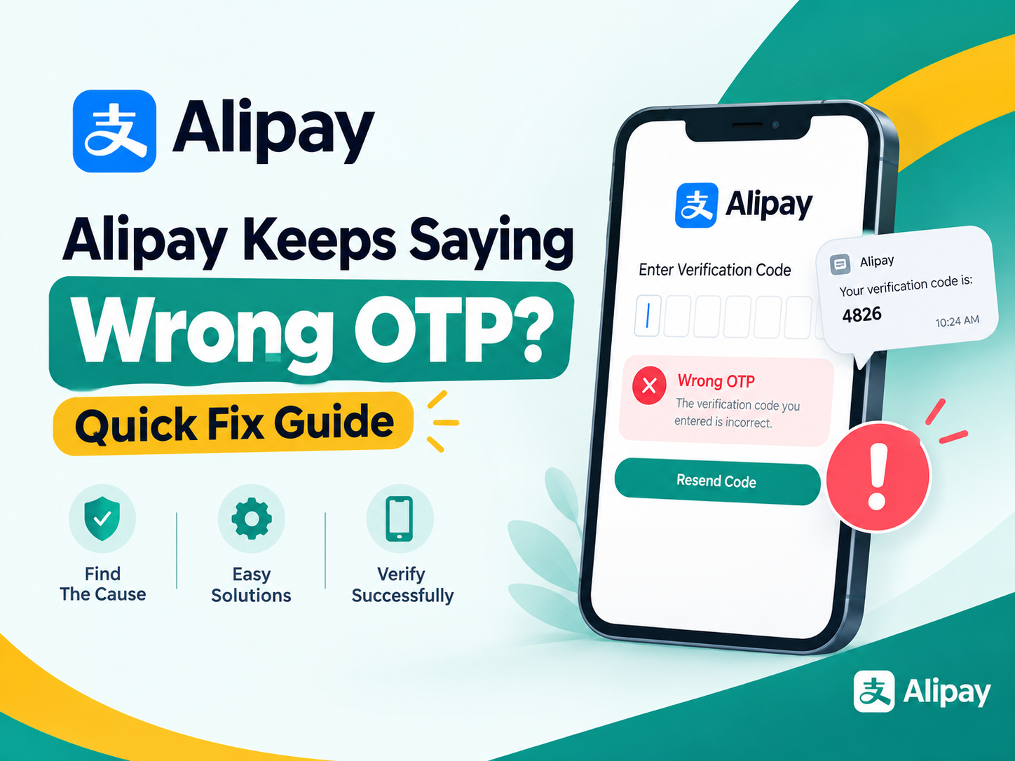 Alipay Keeps Saying Wrong OTP