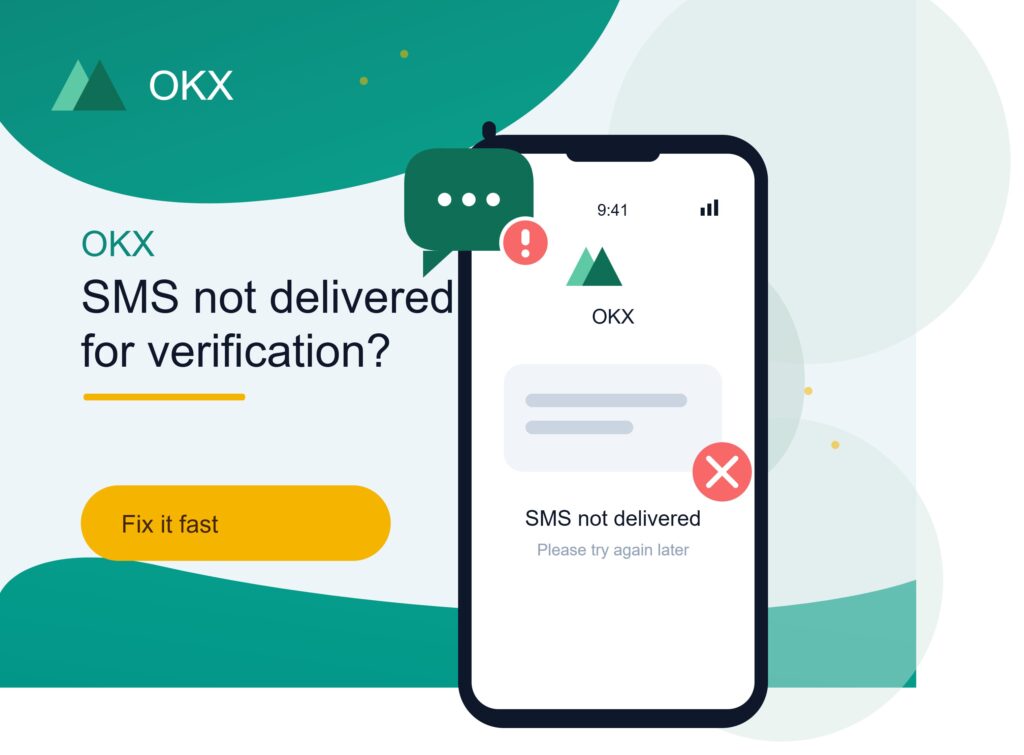 OKX SMS not delivered for verification