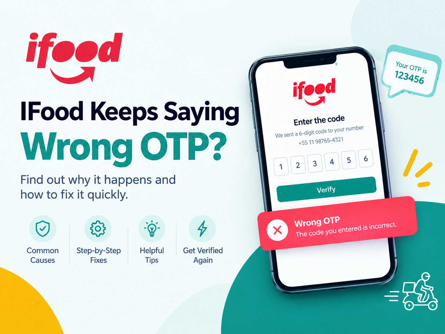 IFood Keeps Saying Wrong OTP