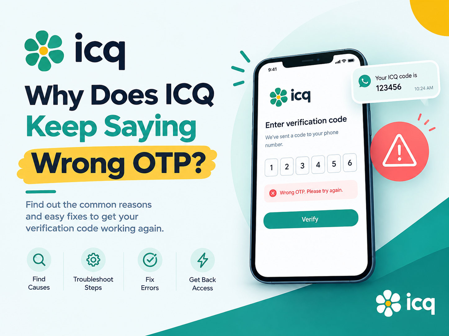 Why Does ICQ Keep Saying Wrong OTP