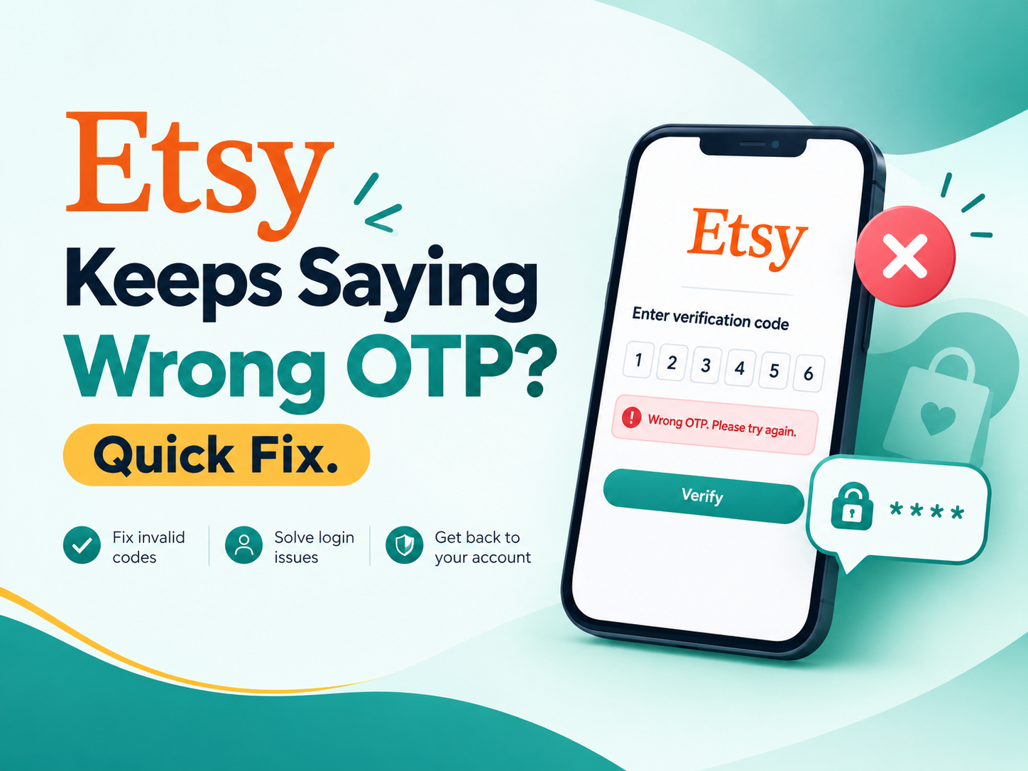 Etsy Keeps Saying Wrong OTP