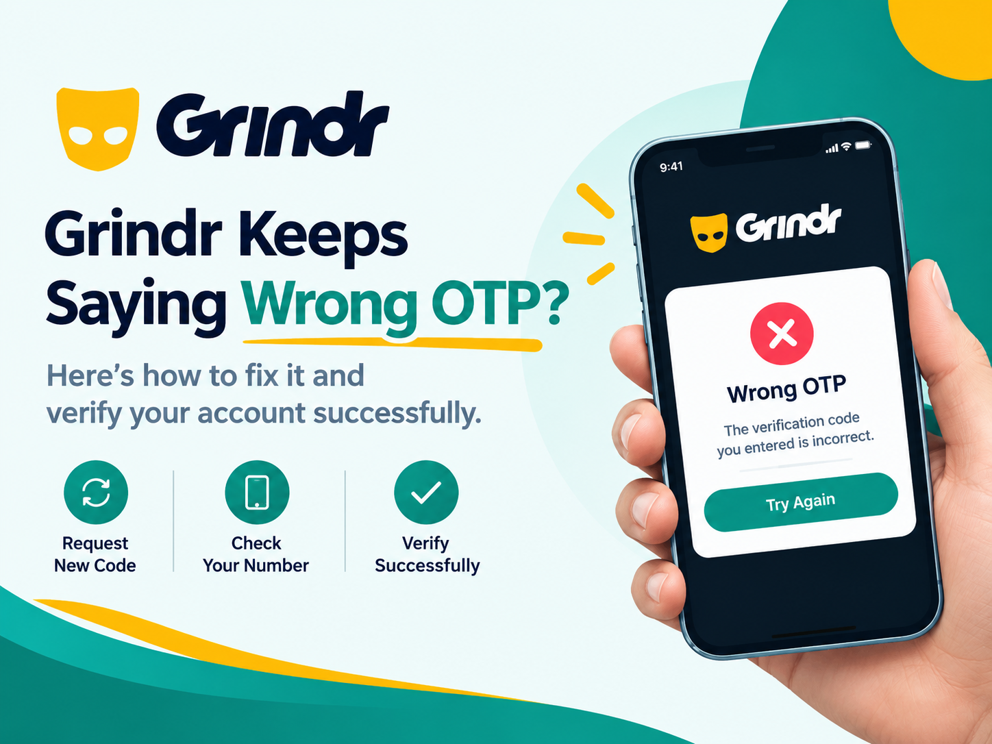 Grindr Keeps Saying Wrong OTP