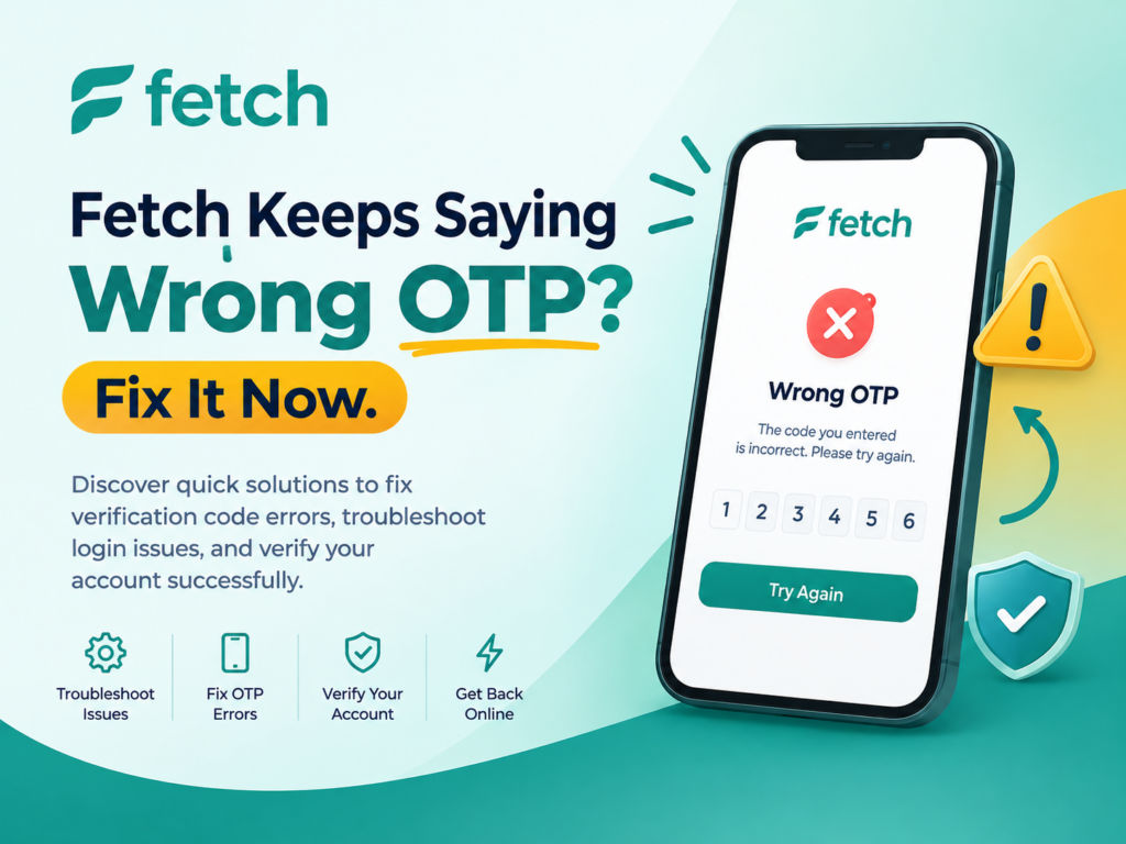 Fetch Keeps Saying Wrong OTP
