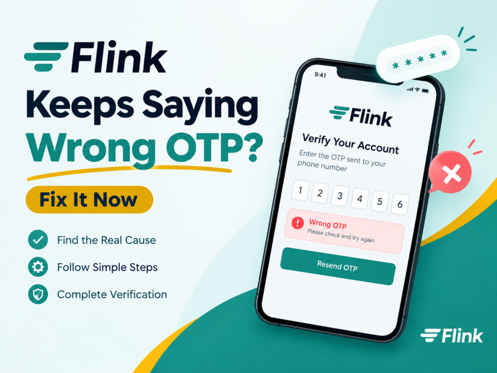 Flink Keeps Saying Wrong OTP
