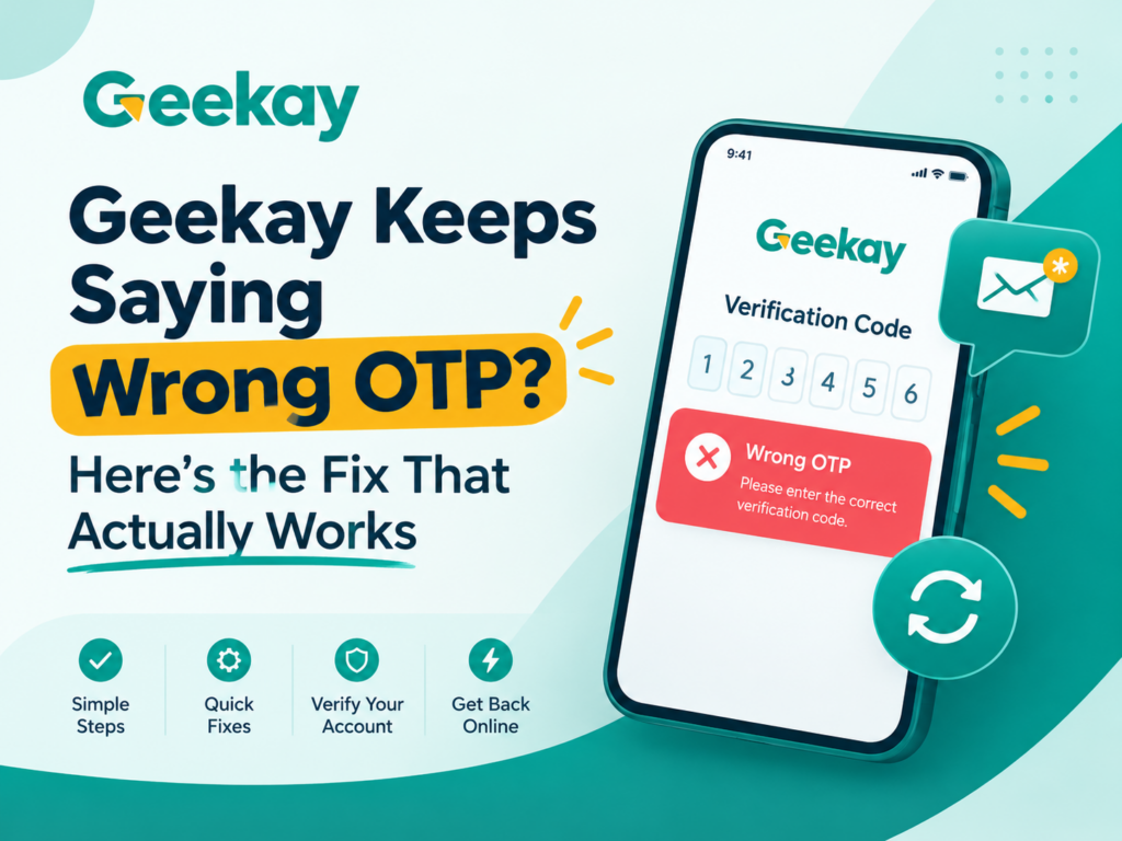 Geekay Keeps Saying Wrong OTP