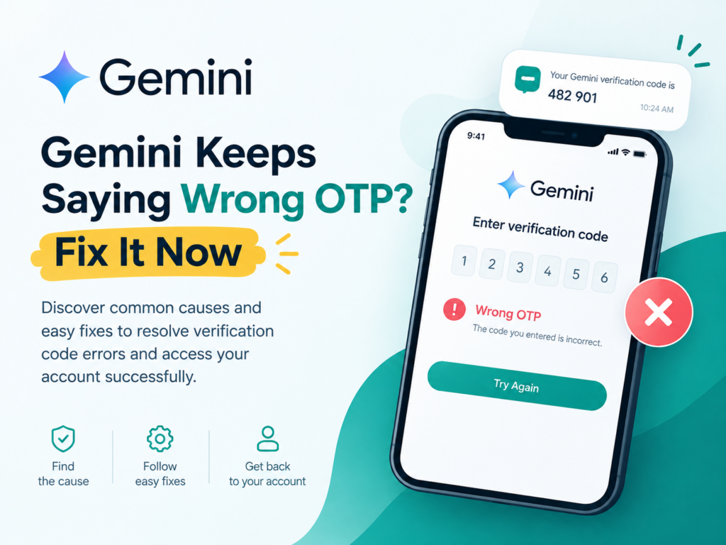 Gemini Keeps Saying Wrong OTP