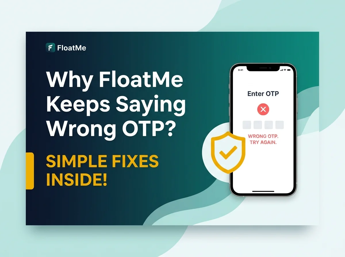 FloatMe Keeps Saying Wrong OTP