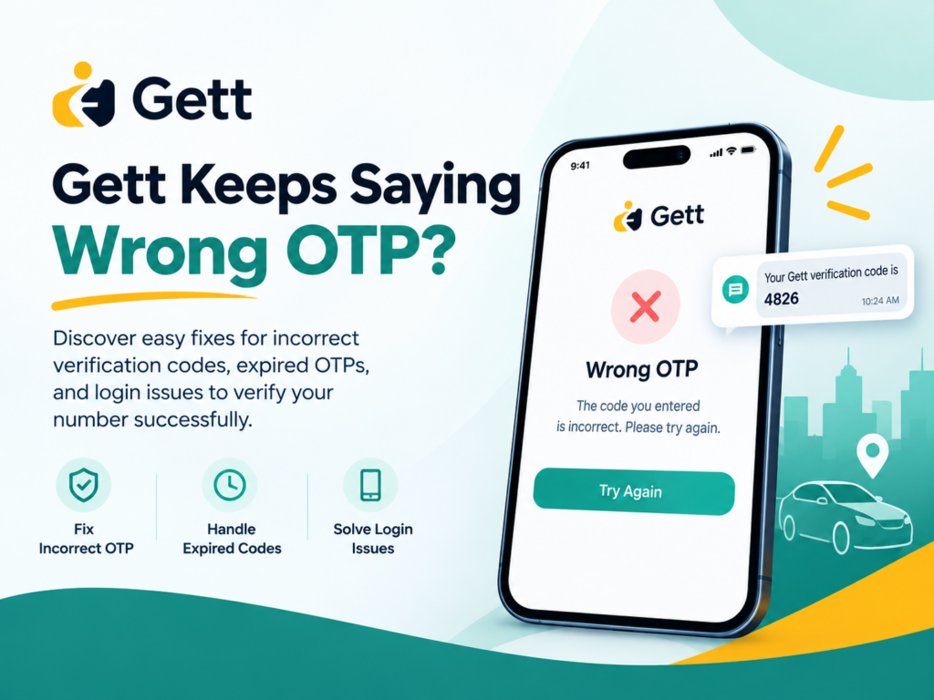 Gett Keeps Saying Wrong OTP