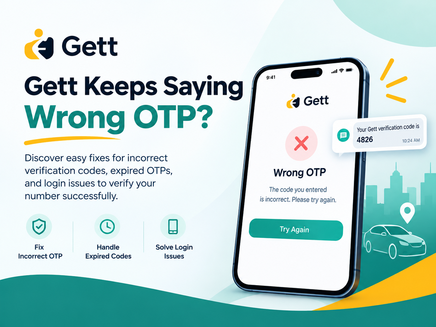 Gett Keeps Saying Wrong OTP