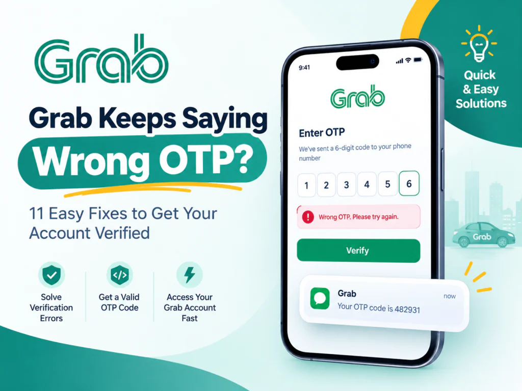 Grab Keeps Saying Wrong OTP