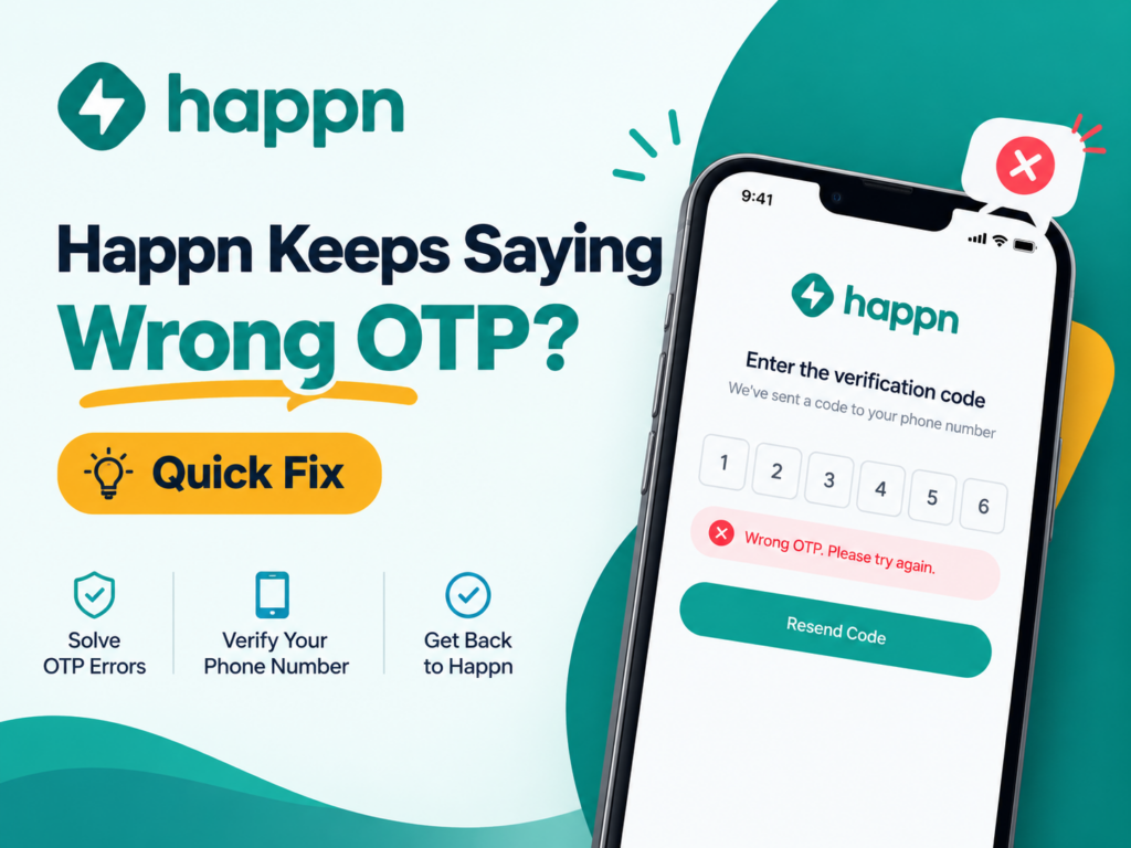 Happn Keeps Saying Wrong OTP