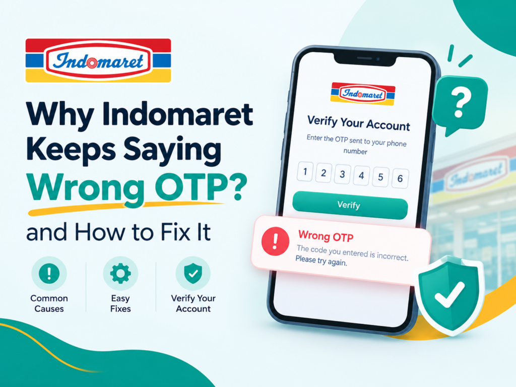 Indomaret Keeps Saying Wrong OTP