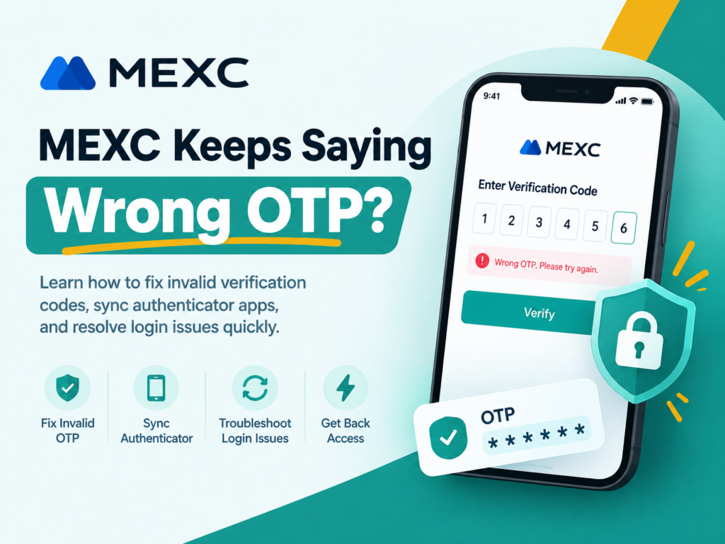 MEXC Keeps Saying Wrong OTP