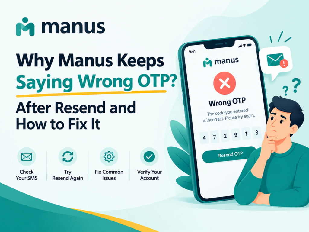 Manus Keeps Saying Wrong OTP