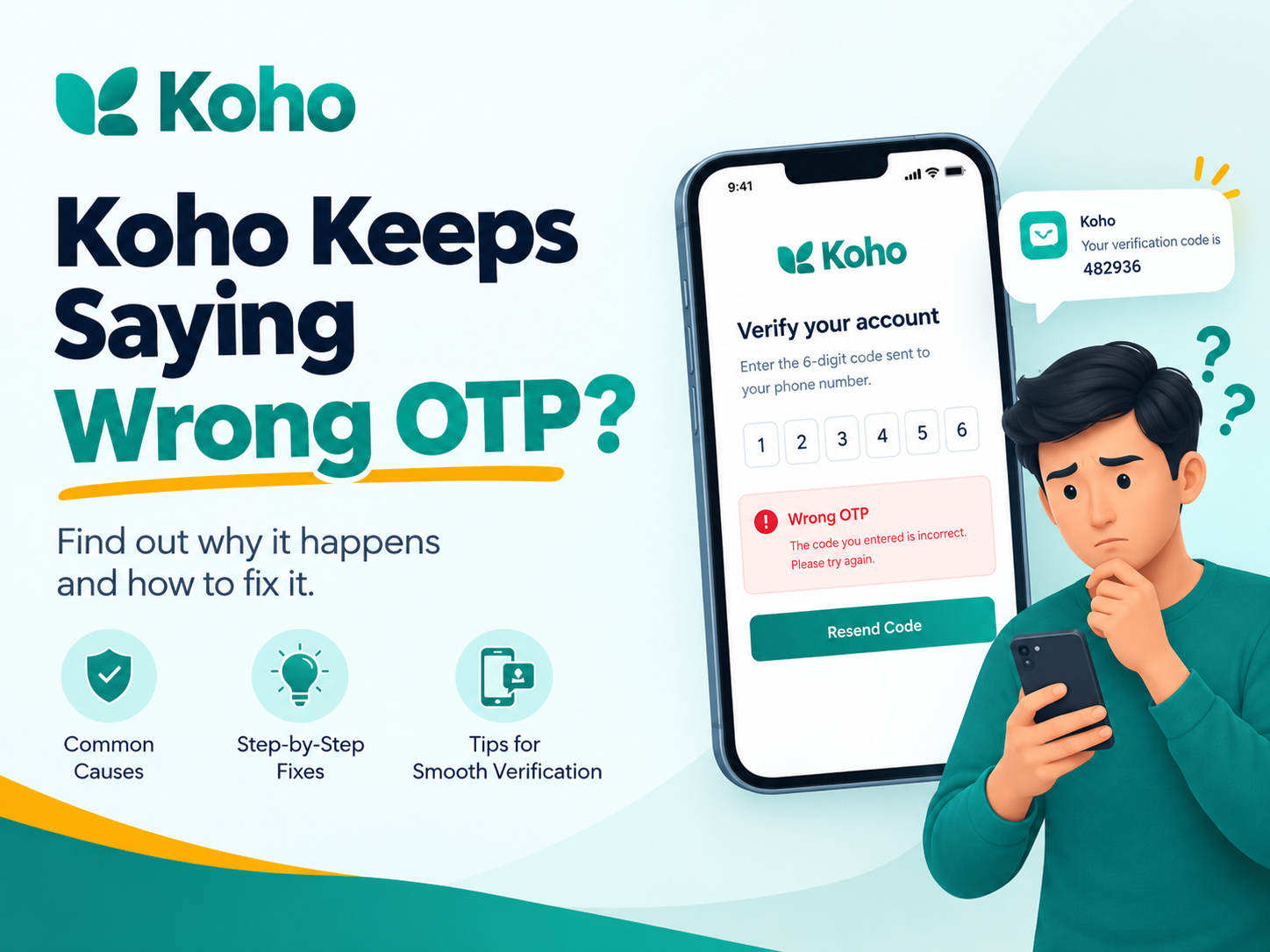 Koho Keeps Saying Wrong OTP