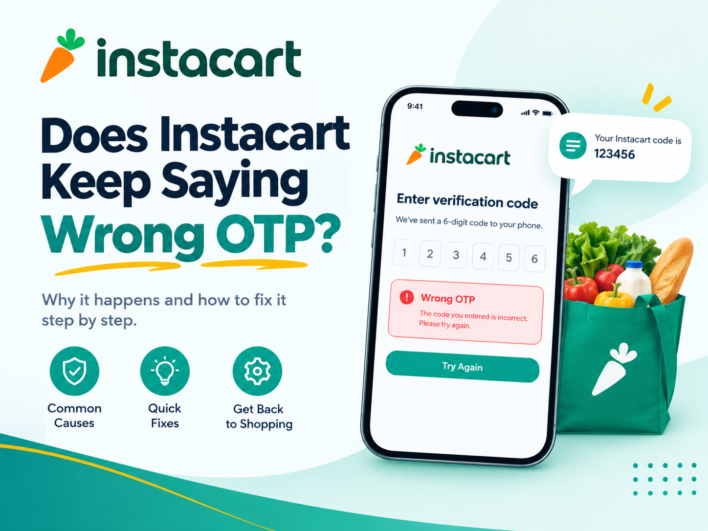 Does Instacart Keep Saying Wrong OTP