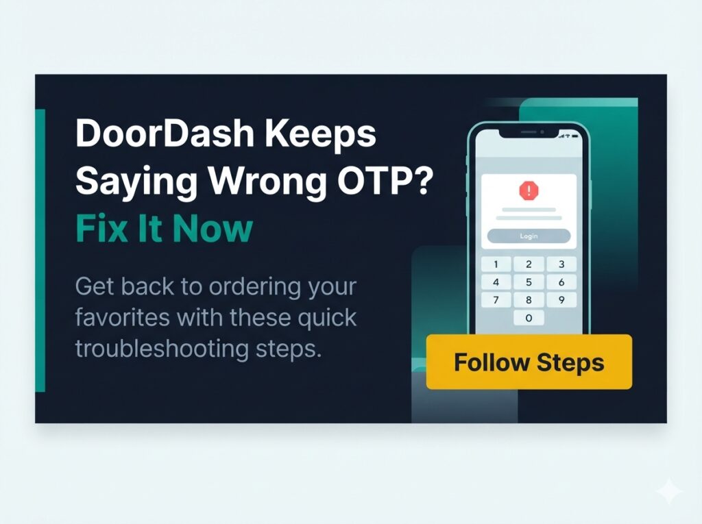 DoorDash Keeps Saying Wrong OTP